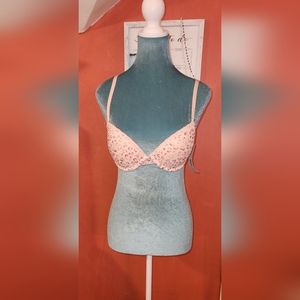 Nanette Lepore Pink Leopard Print Bra